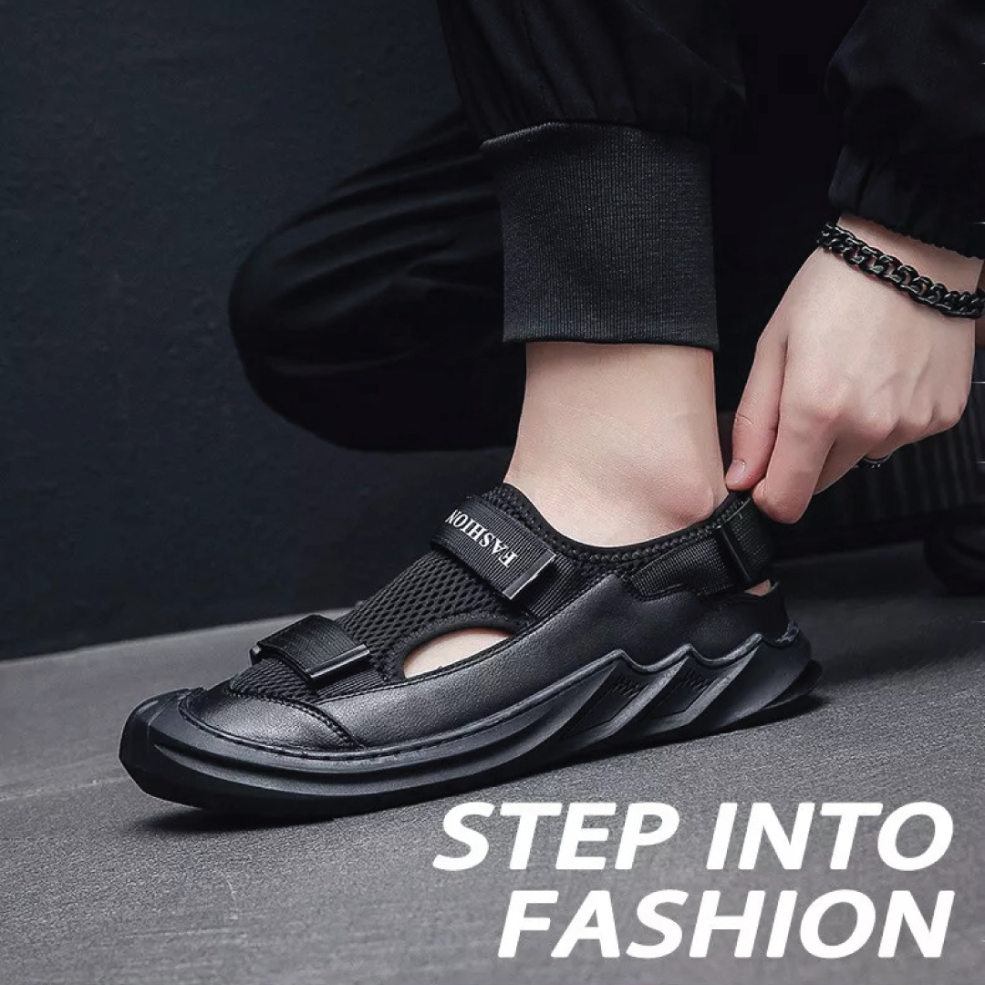 ⚡️👟 Orthopaedic Gladiator Shoe | Midnight Black ⚫️🔥