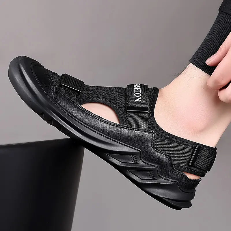 ⚡️👟 Orthopaedic Gladiator Shoe | Midnight Black ⚫️🔥