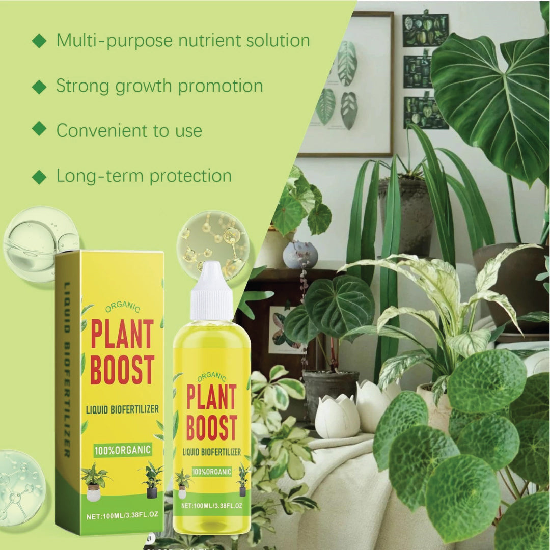 🌱 Plant Power Boost™ – Organic Growth Formula ✅ (Pack of 4)