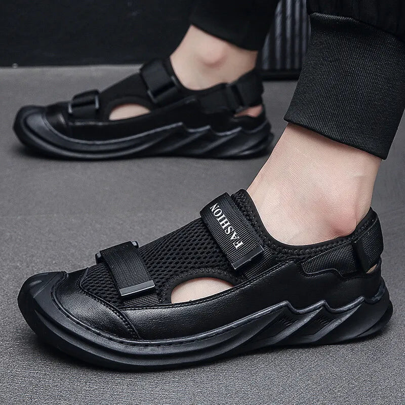 ⚡️👟 Orthopaedic Gladiator Shoe | Midnight Black ⚫️🔥