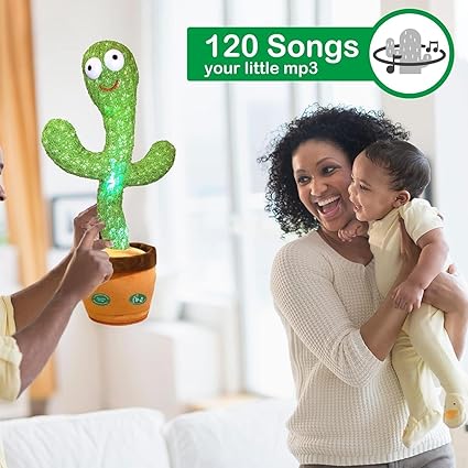 🌵DancyBuddy™ - The Original Dancing Talking Cactus 👶 🧸 🎤
