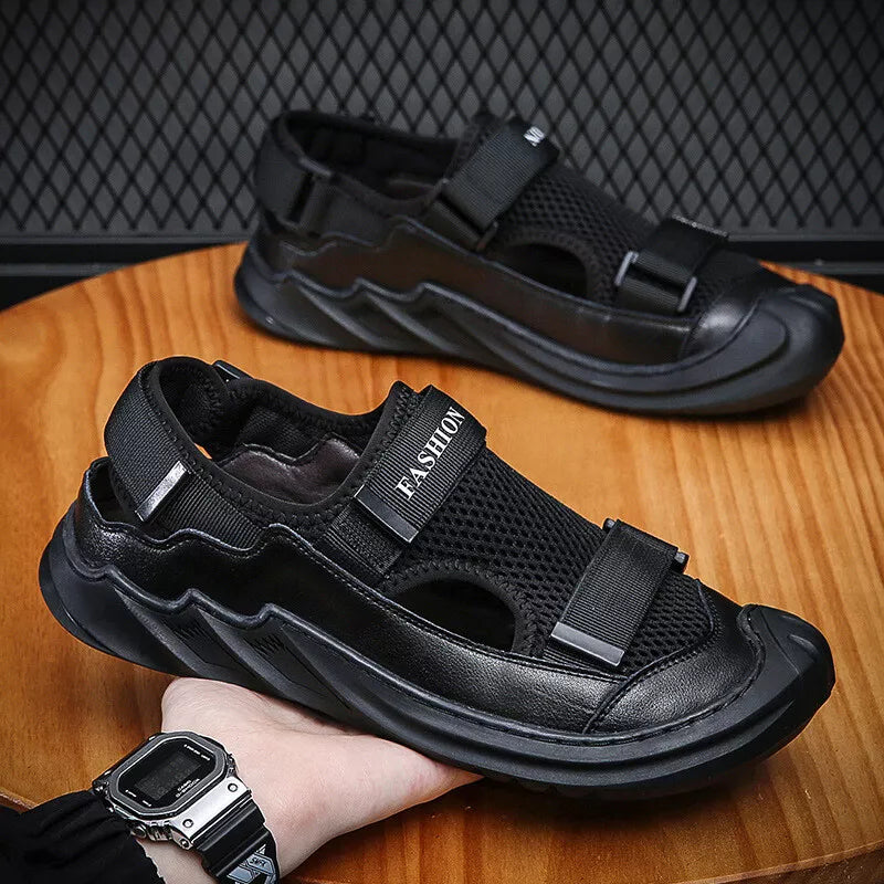 ⚡️👟 Orthopaedic Gladiator Shoe | Midnight Black ⚫️🔥