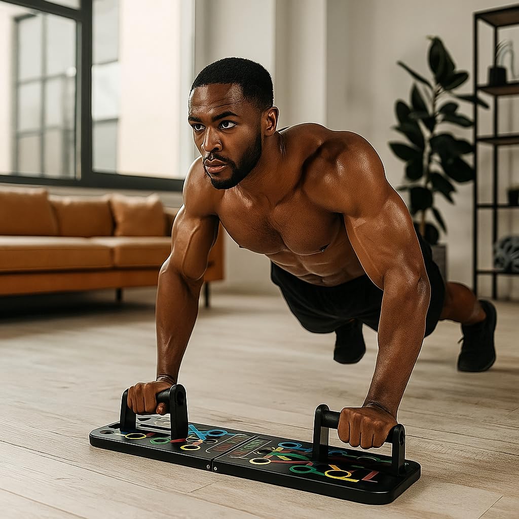 💪 PowerGain™ -  Home Gym Push-Up Board | Flat 45 %