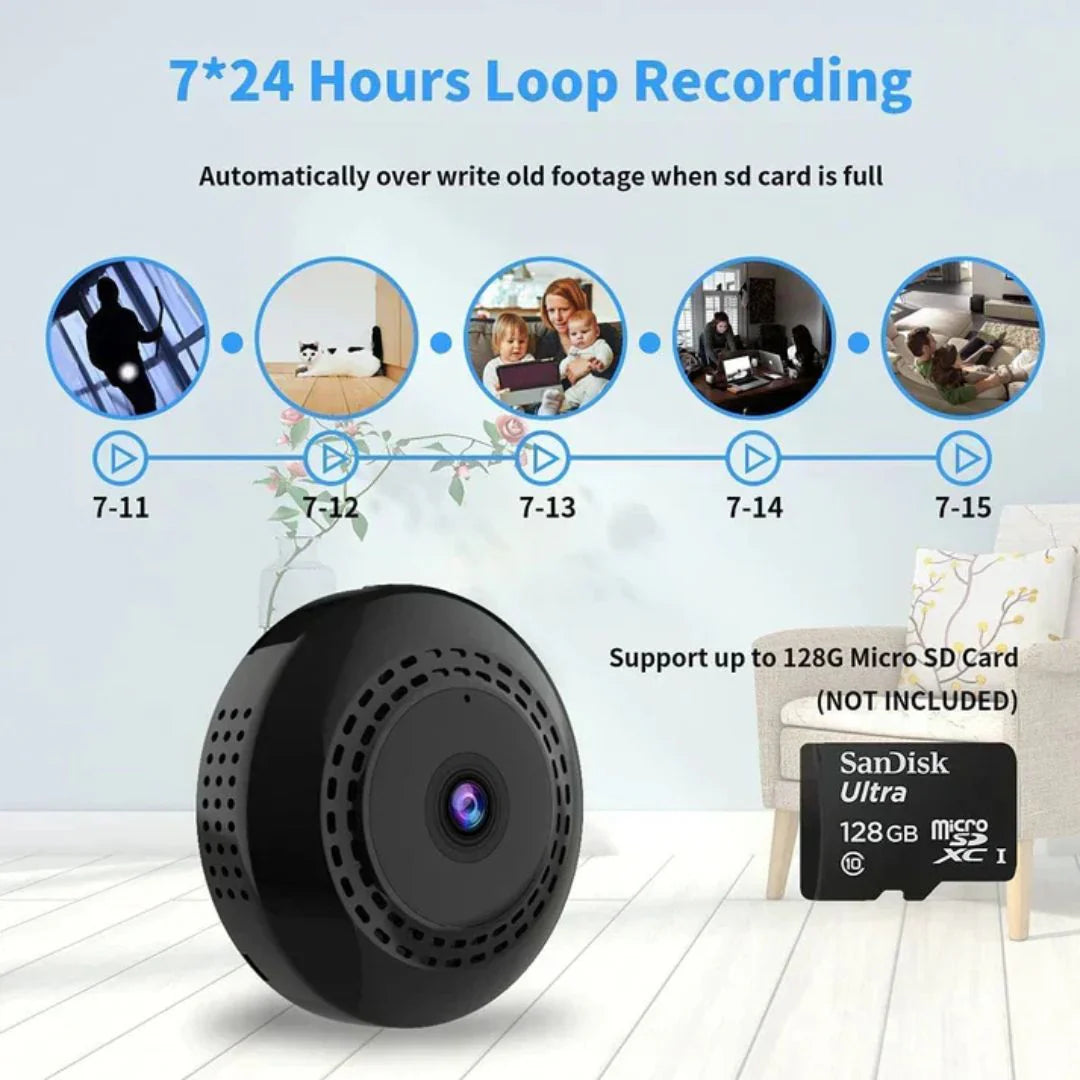 🎥 SecureEye™ - Smart HD Mini Camera 🕵️| Watch Anywhere 👀