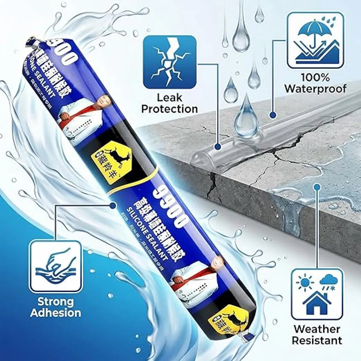 🌧️ RainBlock™ -Water Leak Repair Sealant 🏠 | Flat 45 %