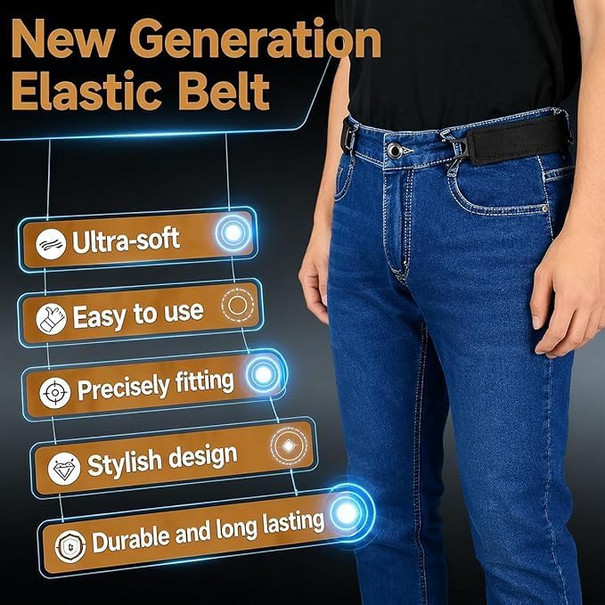 👖 FlexHook™- All-Day Comfort Buckle Belt | FLAT 45% OFF 🔥