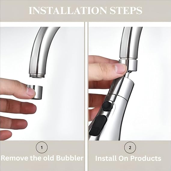 🌀 PowerSpray™ 3-Mode Water Faucet (FLAT 45% ) 0FF🔥