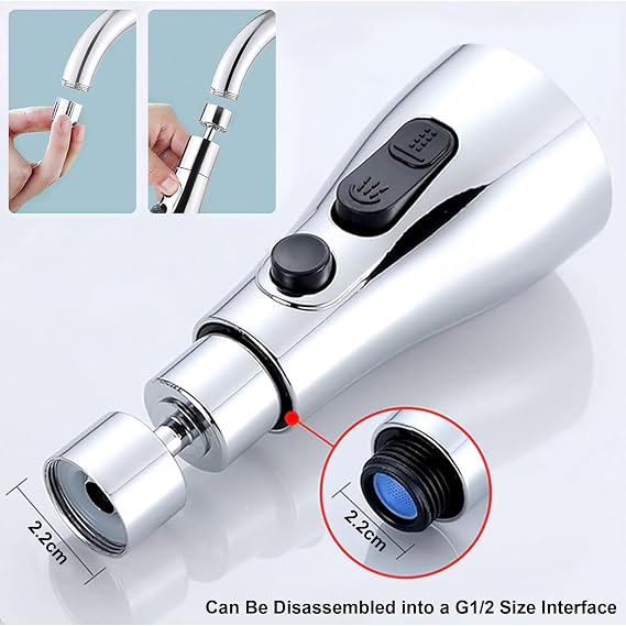🌀 PowerSpray™ 3-Mode Water Faucet (FLAT 45% ) 0FF🔥