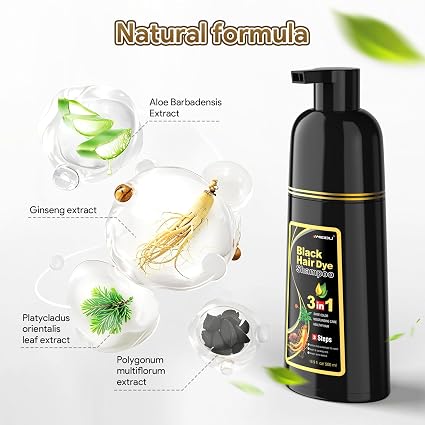 💚 Quick Hairshine Black™ -Premium Hair Color Shampoo | FLAT 45% OFF 🔥