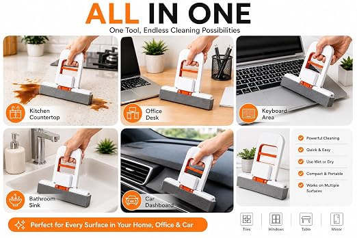 🏠 HomeShine™-Mini Foldable Instant Cleaning Mop | FLAT 45% OFF 🔥