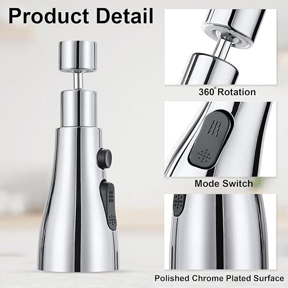 🌀 PowerSpray™ 3-Mode Water Faucet (FLAT 45% ) 0FF🔥