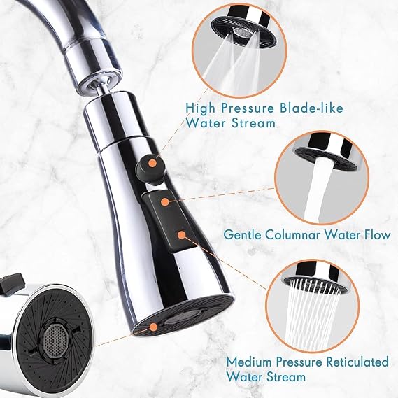 🌀 PowerSpray™ 3-Mode Water Faucet (FLAT 45% ) 0FF🔥