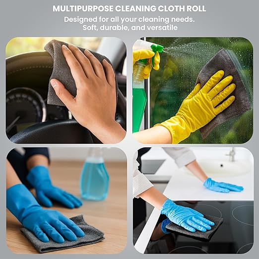 🧼 CleanMaster™ Multi-Purpose Microfiber Cloth Roll | FLAT 45% OFF 🔥