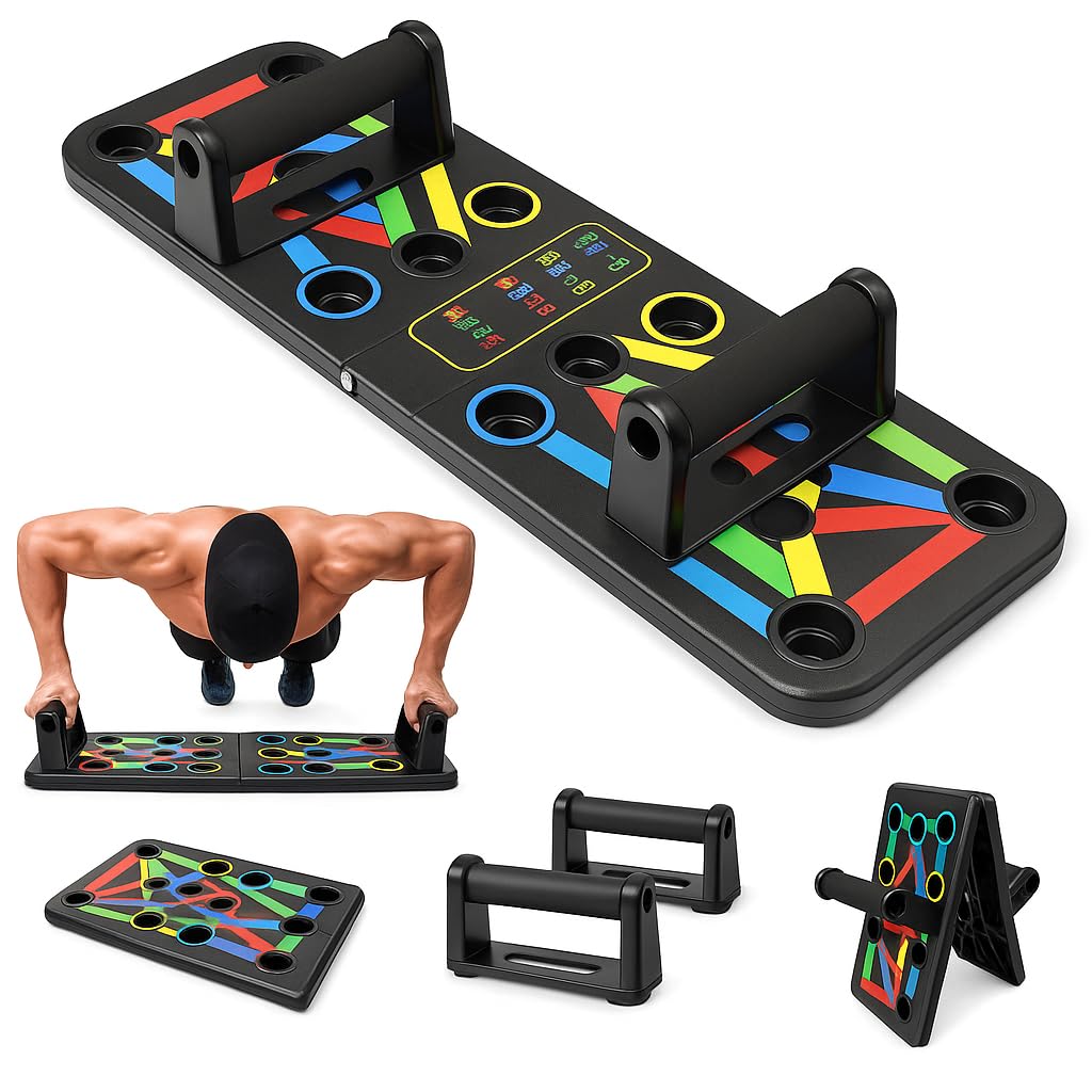 💪 PowerGain™ -  Home Gym Push-Up Board | Flat 45 %