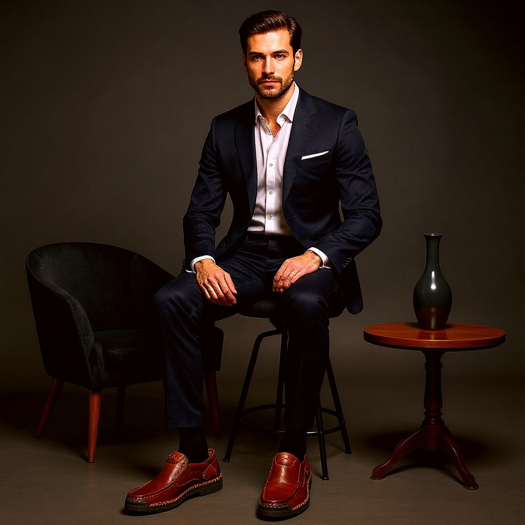 👞 Ultra Walk™ Men's Luxury Shoes ⚫️ 🟤 | 45% OFF 🔥