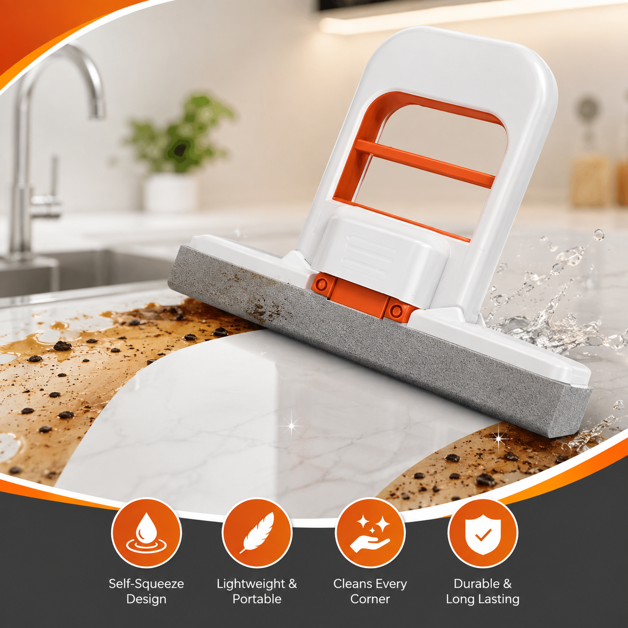 🏠 HomeShine™-Mini Foldable Instant Cleaning Mop | FLAT 45% OFF 🔥