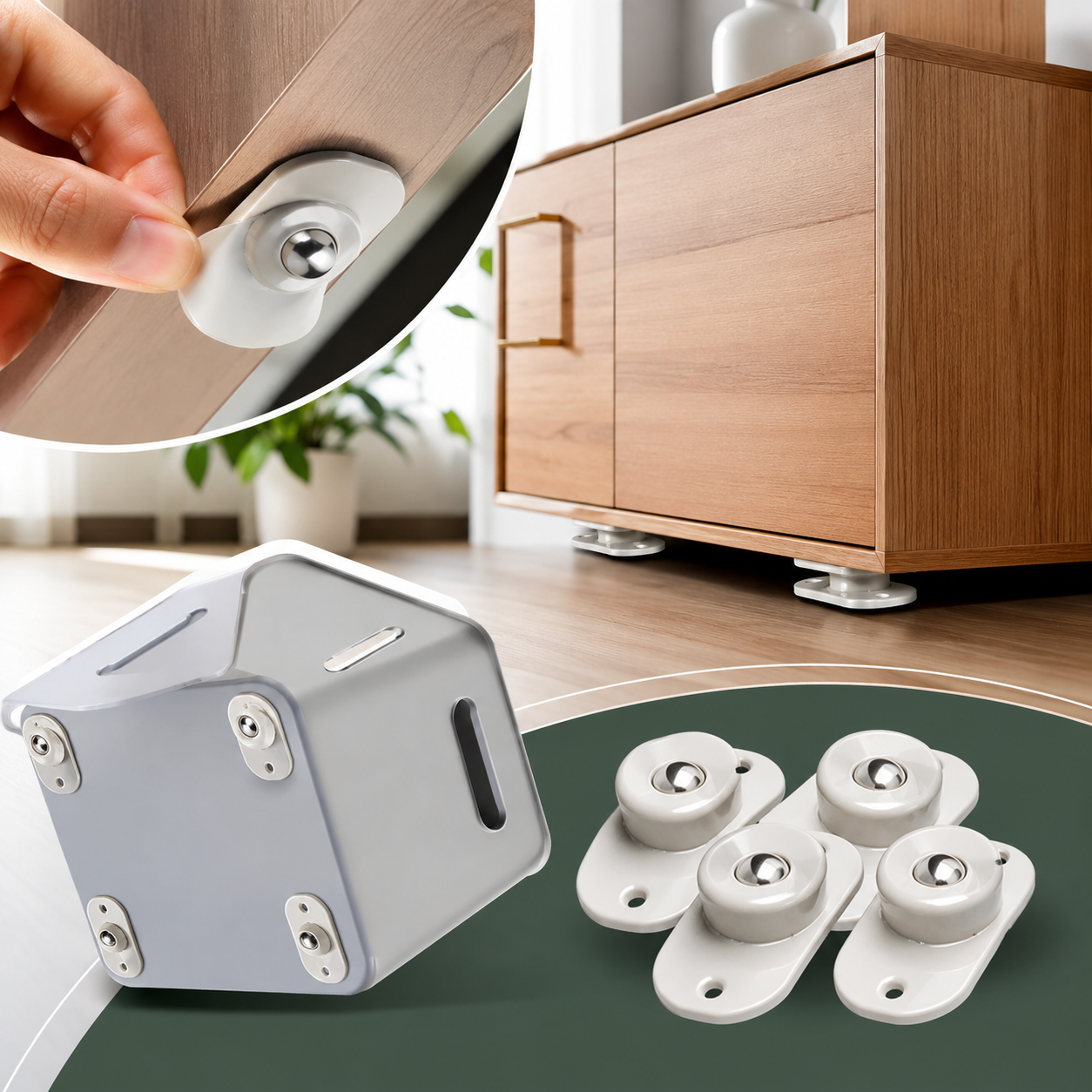 🛋️ EasyMove™-Heavy Furniture Mini Wheel Set| FLAT 45% OFF 🔥