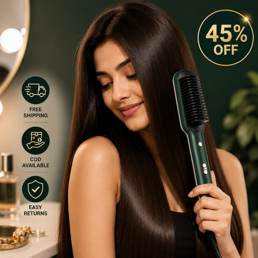 💚 StraightLux™ Straightener - Straight. Smooth. Gorgeous. | FLAT 45% OFF 🔥