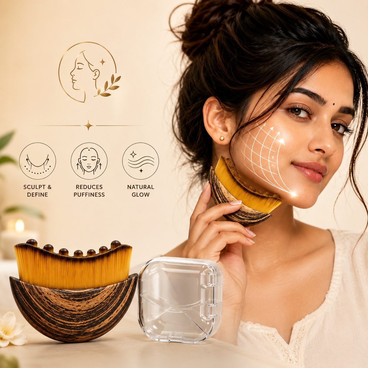 👩‍🦰 🌸 BellaLift™ - Lymphatic Brush For Beautiful Skin | FLAT 45% OFF 🚨