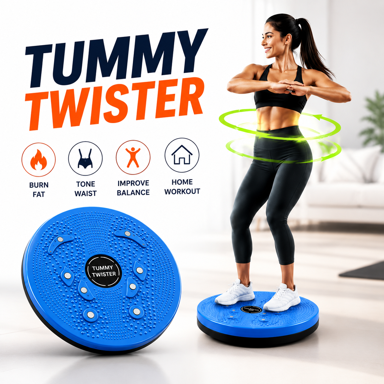 💃 SlimFit™ -  Fat Burner Tummy Twisters 🌀 | Fitness Disc