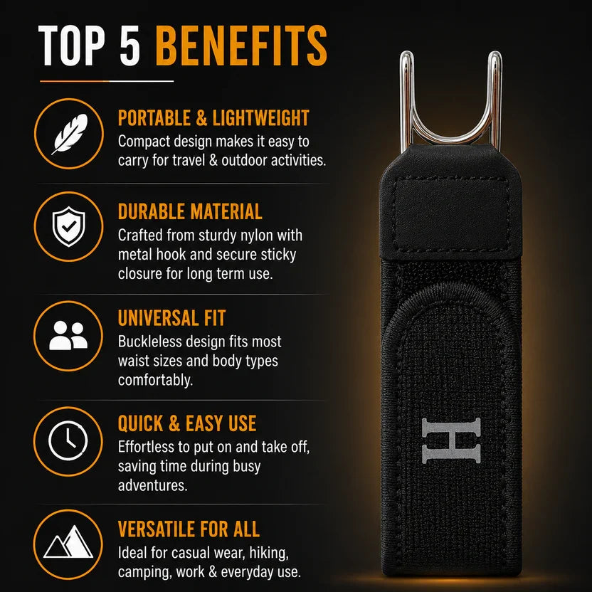 👖 FlexHook™- All-Day Comfort Buckle Belt | FLAT 45% OFF 🔥
