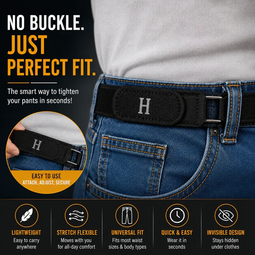 👖 FlexHook™- All-Day Comfort Buckle Belt | FLAT 45% OFF 🔥